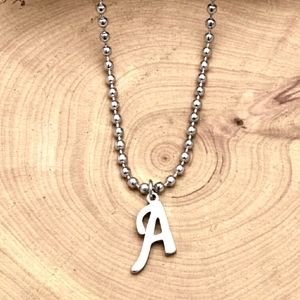 🔘Stainless Steel Letter A Necklace🔘